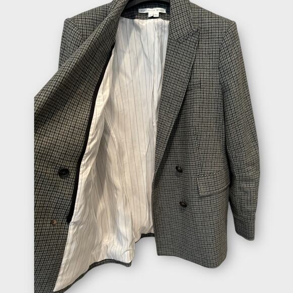 Veronica Beard Pyle Dickey Wool Blend Jacket Size 14 - Picture 9 of 15